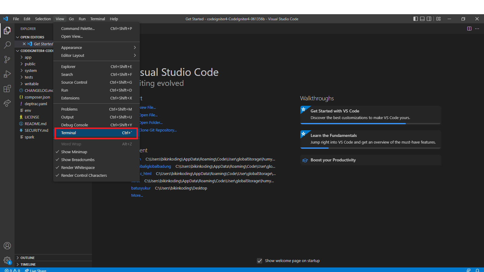CODEIGNITER 4 – bikinCoding